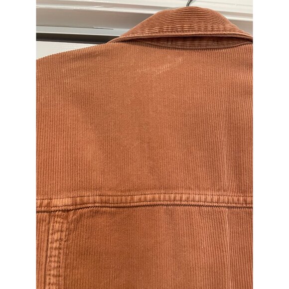 Uniqlo Womens‎ Oversized Corduroy Chore Jacket Size M Coat Utility Workwear 90s - Picture 4 of 16